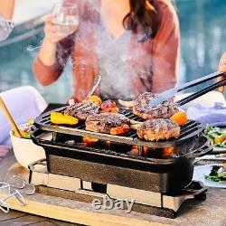 Lodge Sportsman's Pro Cast Iron Grill Livraison Gratuite