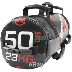 Meister 50lb Elite Sandbag Avec 3 Kettlebells Pondéré De Levage Crossfit Fitness