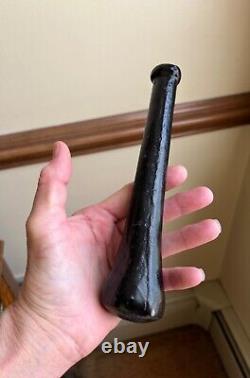 Mortier et pilon en fonte antique pour l'exploitation minière et la prospection en Californie 9 lb 8 oz