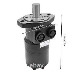 Moteur hydraulique en fonte de 9KW, moteur hydraulique à couple élevé 165 tr/min, puissance élevée.