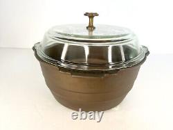 NOUVEAU! Ensemble de casserole en fonte Homer de 4,5 litres de Butter Pat Industries et couvercle en Borosili.