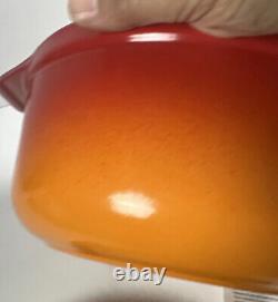 NOUVEAU Staub Basix Orange & Rouge Ronde 4,5 litres Cocotte en fonte avec couvercle grill