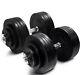 Nouveau Never Opened Yes4all 200 Lb Adjustable Dumbbell Set (100 X 2) Ships Fast