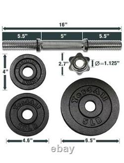 Oui4tous 105 Lb Ensemble De Poids Réglable D'étrier (2 X 52.5 Lb) Comme Bowflex