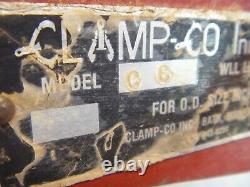 Pince Crosby Clamp-Co 1 000 LB, 6,90 pouces en fonte pour tuyaux avec plage de serrage AS IS