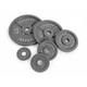 Plaque De Poids En Fonte Olympique Grise Cap Barbell, Ensemble De 245 Lb