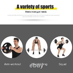 Plaques de poids olympiques en fonte de 55 lb pour musculation et fitness - 2 plaques de barre