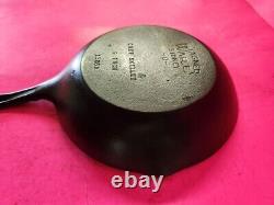 Poêle de chef en fonte Vintage Wagner Ware Sidney O de 9 pouces #1386 Restaurée