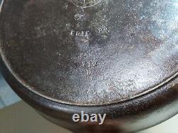 Poêle en fonte GRISWOLD No. 12 Vintage avec logo petit et anneau de chaleur 719 D