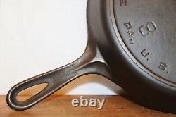 Poêle en fonte Victor 722 C gris de la marque Griswold MFG CO, rare avec anneau de chauffe plat #8