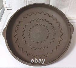 Poêle en fonte Wagner Ware #14 avec couvercle marqué