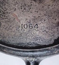 Poêle en fonte Wagner Ware #14 avec couvercle marqué