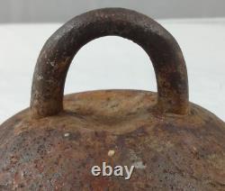 Poids de Tether en Fonte RARE Antique de Cheval, Carrosse, Wagon, 20 lbs