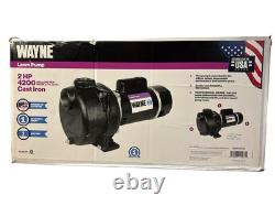 Pompe à arroseur de pelouse en fonte Wayne 2 HP WLS200 (OB)