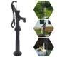 Pompe à Eau à Main En Fonte Black Hand / Support De Pompe Manuelle De Jardin Pour Puits Profond 19,69 Pieds