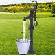 Pompe à Eau Manuelle Avec Support En Fonte Pour Puits Extérieur Jardin Ferme Irrigation