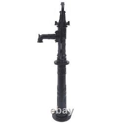 Pompe à eau manuelle avec support en fonte pour puits extérieur jardin ferme irrigation