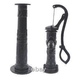 Pompe à eau manuelle avec support en fonte pour puits extérieur jardin ferme irrigation