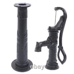 Pompe à eau manuelle avec support en fonte pour puits extérieur jardin ferme irrigation