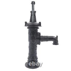Pompe à eau manuelle avec support en fonte pour puits extérieur jardin ferme irrigation