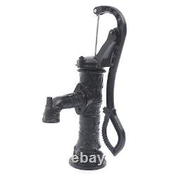 Pompe à eau manuelle avec support en fonte pour puits extérieur jardin ferme irrigation