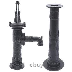 Pompe à eau manuelle avec support en fonte pour puits extérieur jardin ferme irrigation