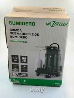 Pompe de puisard submersible en fonte Zoeller 1096 1/2HP 80GPM