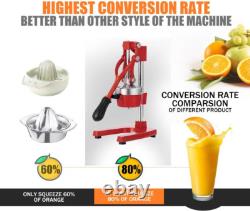 Presse manuelle en fonte lourde commerciale pour agrumes orange citron lime raisin