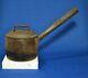 Rare American Civil War Taille 00 Pot En Fonte Avec Couvercle En Acier D'origine 12oz Gypsy Pot