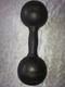 Rare Haltère Antique En Fonte Ronde Globe 25# Poids à Main Barbell
