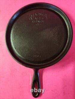 RARE VINTAGE Wagner Sidney O. No. 6 Fonte, Plaque de cuisson, 1106 Entièrement restaurée