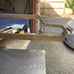 Rare Antique Howe Scale Co. No 5025 Balance Scale en fonte pour magasin général 60 LB