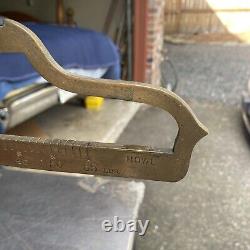 Rare Antique Howe Scale Co. No 5025 Balance Scale en fonte pour magasin général 60 LB