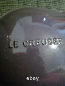 Rare Le Creuset 5 Quart Purple Aubergine Cast Fer Four Hollandais