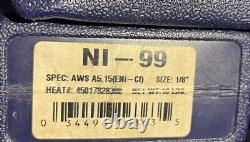 Réparation de fonte Nickel 99 avec électrode en bâtonnet de 1/8 ENi-CI Nickel 99, paquet de 10 lb