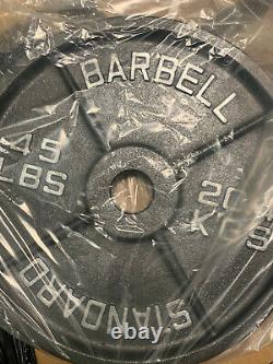 Rogue 45lb Plaques De Poids En Fonte Olympique - Nouvelle Marque Barbell Fitness