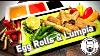 Rouleaux De Viande De Cerf Et Lumpia Cuisinés En Fonte Apprends à Un Homme à Pêcher