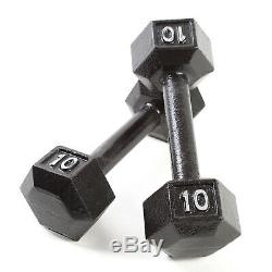 Set Haltère 150lb Rack Fer Poids Commercial Gym Fitness Equipment Exercice