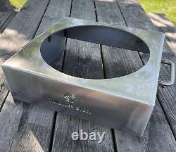 Support en acier inoxydable pour chaudron en fonte 11Ga (3mm)