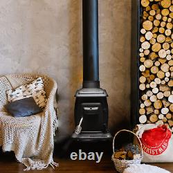 US Stove Company Poêle à bois en fonte propre brûlant de 900 pieds carrés Rustique