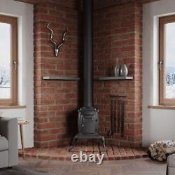 US Stove Company Poêle à bois en fonte propre brûlant de 900 pieds carrés Rustique
