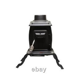 US Stove Company Poêle à bois en fonte propre brûlant de 900 pieds carrés Rustique