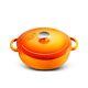 Ustensiles De Cuisine Voeux - Cocotte En Fonte émaillée Avec Couvercle 4,4 Litres