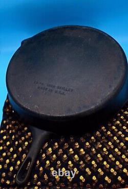 Vntg No 12 Poêle en fonte Wagner Ware 13 1/2 pouces USA