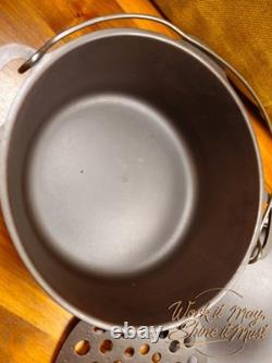 Vollrath #8 Faitout en Fonte Rétro Rénové 3 Pièces (Base, Trépied, Couvercle)