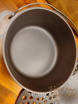 Vollrath #8 Faitout en Fonte Rétro Rénové 3 Pièces (Base, Trépied, Couvercle)