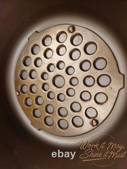 Vollrath #8 Faitout en Fonte Rétro Rénové 3 Pièces (Base, Trépied, Couvercle)