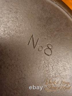 Vollrath #8 Faitout en Fonte Rétro Rénové 3 Pièces (Base, Trépied, Couvercle)