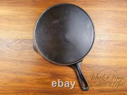 Wagner Sidney, O #7A Poêle en Fonte Rétro Rénovée Logo Arc/Droit