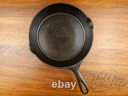 Wagner Sidney, O #7A Poêle en Fonte Rétro Rénovée Logo Arc/Droit